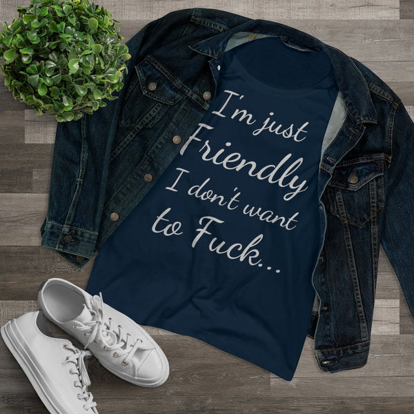 I'm just friendly/Well, Check back Organic Lover Women's T-shirt