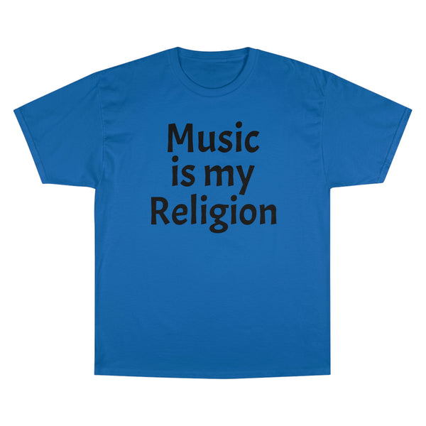 music is my religion t shirt